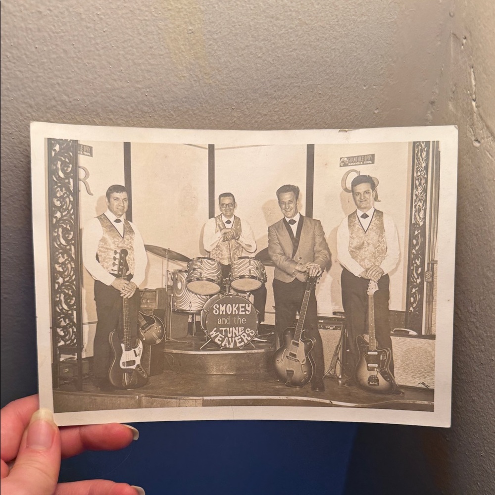 Vintage Smokey and the Tune Weavers Band Photo Print